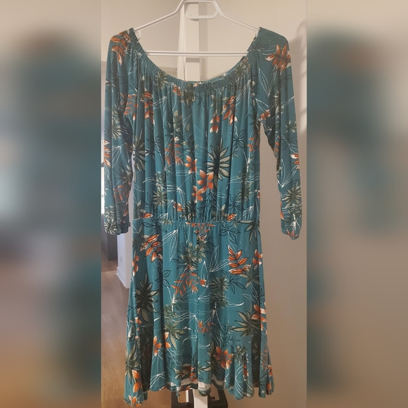 Yessica | Off-The-Shoulder Mini Dress | Floral Print | Size S - Picture 2 of 2